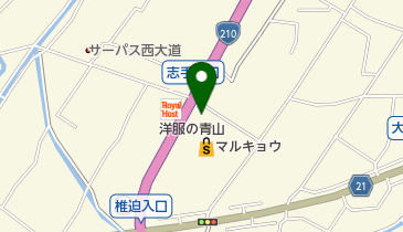 英進館大分校高等部の地図画像