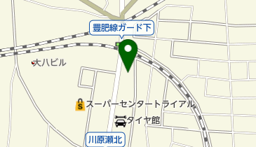 アイフルホーム大分東店下郡展示場の地図画像