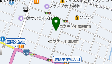アイフルホーム中津店の地図画像