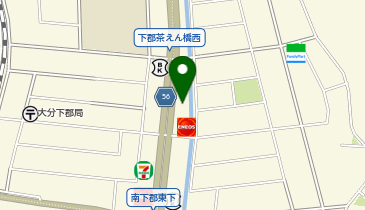 一条工務店大分下郡展示場の地図画像