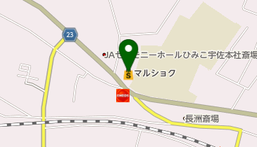 マルショク長洲店の地図画像