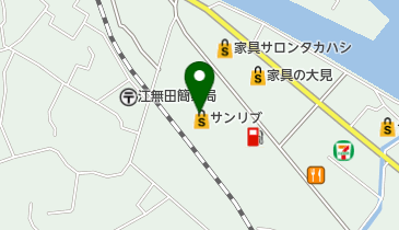 サンリブ臼杵の地図画像