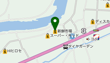 新鮮市場臼杵店の地図画像