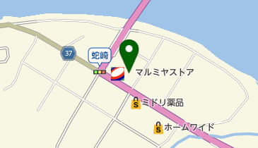 マルミヤストア蛇崎店の地図画像