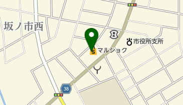 マルショク坂ノ市店の地図画像