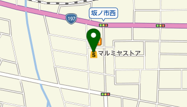 マルミヤストア坂ノ市店の地図画像