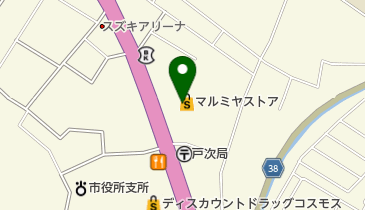 マルミヤストア戸次店の地図画像