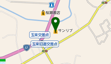 サンリブ竹田の地図画像