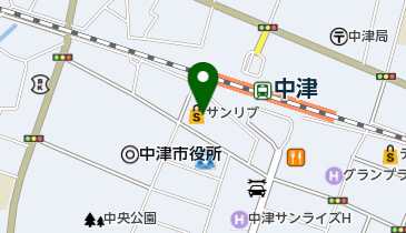 サンリブ中津の地図画像