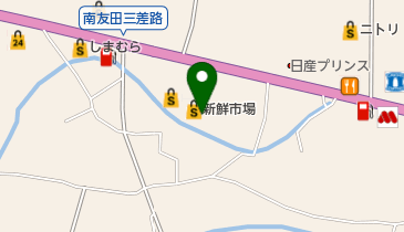 新鮮市場友田店の地図画像