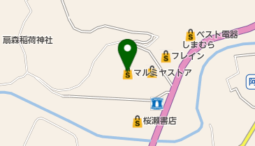 マルミヤストア竹田店の地図画像