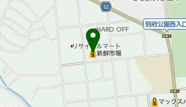 新鮮市場山の手店の地図画像