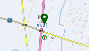 スーパー細川万田店の地図画像