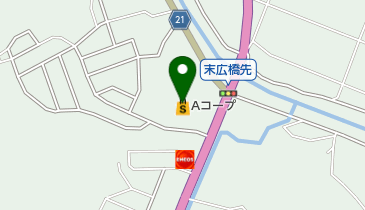 JAファーマーズAコープアニマードの地図画像