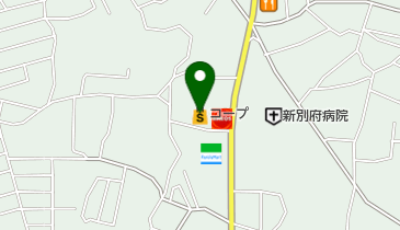 コープ別府店の地図画像