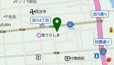 マルショク流川通り店の地図画像