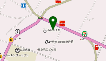 マルミヤストア安心院店の地図画像