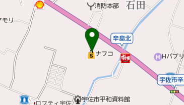 ホームプラザナフコ宇佐店の地図画像
