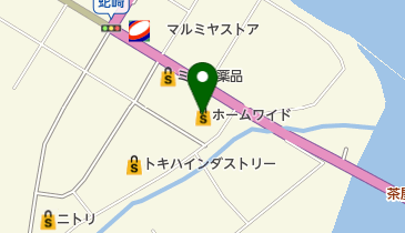 ホームワイド佐伯南店の地図画像