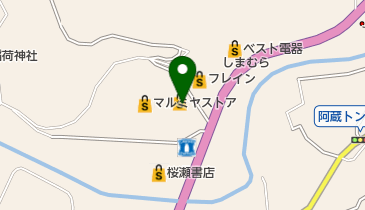 ホームワイド竹田店の地図画像