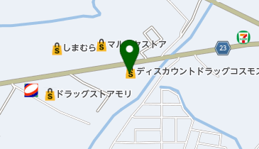 ディスカウントドラッグコスモス中津北店の地図画像