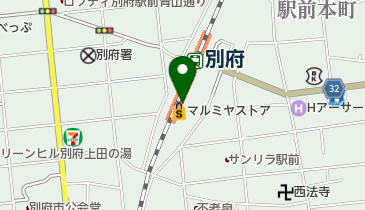 コスメドラッグファン別府駅店の地図画像