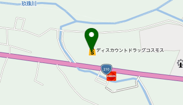 ディスカウントドラッグコスモス玖珠山田店の地図画像