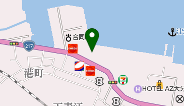 ドラッグセイムス津久見店の地図画像