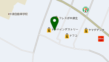 マツモトキヨシフレスポ中津北店の地図画像