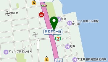 ダイコクドラッグ別府タワー店の地図画像