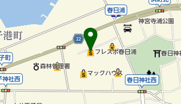 フレスポ春日浦の地図画像