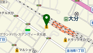 KCA・アクロスプラザ大分駅南の地図画像