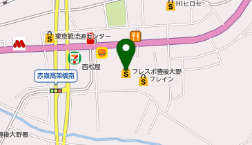 フレスポ豊後大野の地図画像