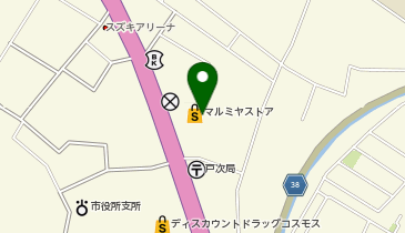 へつぎショッピングプラザの地図画像