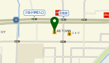 AB TOWNの地図画像