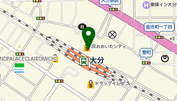 キデイランドアミュプラザおおいた店の地図画像