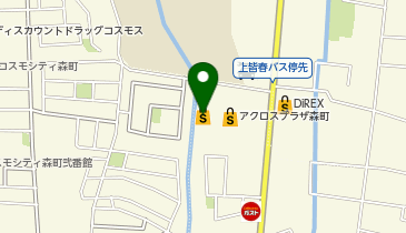 マックハウスアクロスプラザ森町店の地図画像