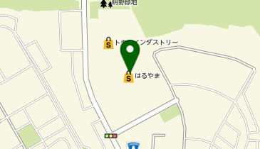 ハニーズ大分明野店の地図画像