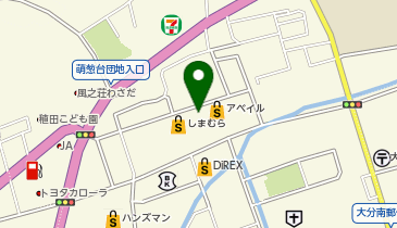 ベビー・子供用品バースデイわさだ店の地図画像