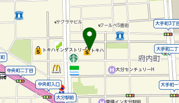 ミキハウス大分トキハ本店の地図画像