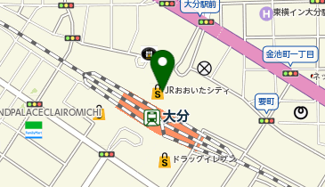 H&Mアミュプラザおおいた店の地図画像