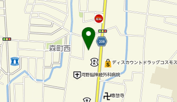ワークマンプラス鶴崎森町店の地図画像