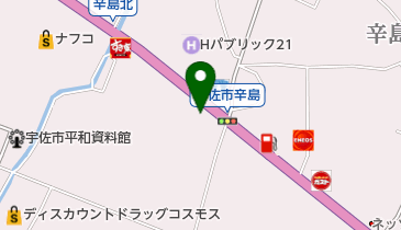 フタタ宇佐店の地図画像