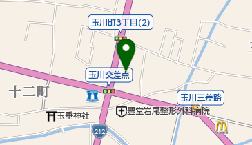 フタタ日田店の地図画像