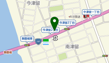 つるやゴルフ大分店の地図画像