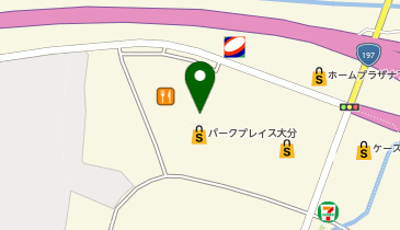 ムラサキスポーツパークプレイス大分店の地図画像