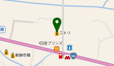 ニトリ日田店の地図画像