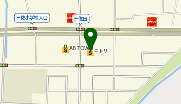 ニトリ大分三佐店の地図画像