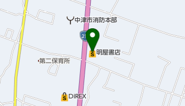 (株)明屋書店中央町店の地図画像