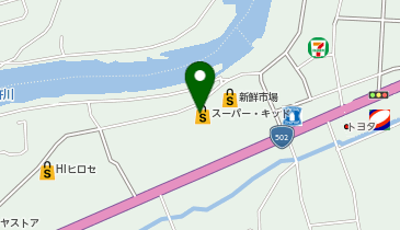 スーパー・キッド臼杵店の地図画像